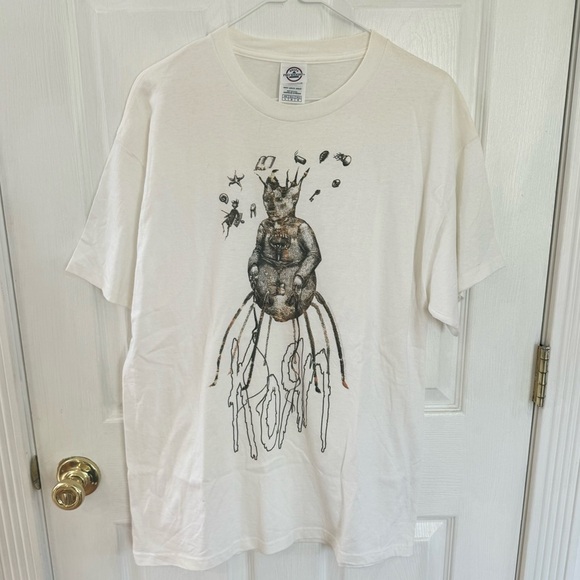 2007 Korn White Untitled Album Promo Rare Band Graphic T Shirt Size Large ‘07 - Picture 1 of 5
